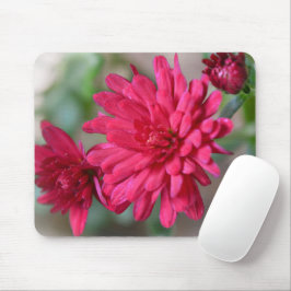 Magenta Rosa Morsa Flowers Mouse Pad Musmatta