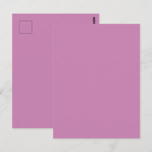 Magenta Rosa Vår Säsong Enfärgad Vykort