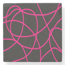 Magenta Rosett band på Black