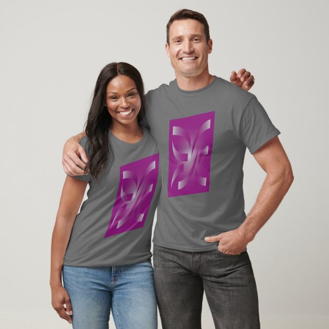 Magenta rosett band t shirt (Unisex)