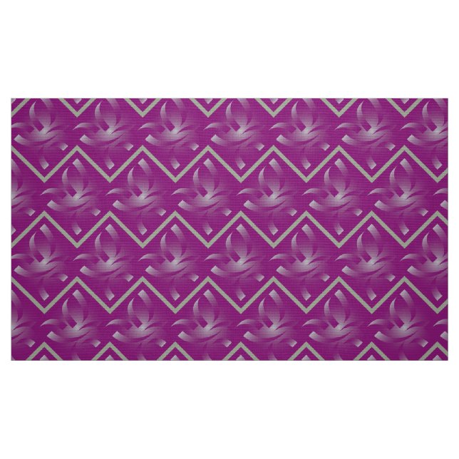 Magenta rosett band tyg (Fat Quarter)