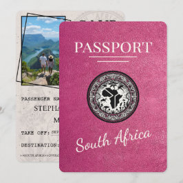 Magenta South Afrika Passport Spara Datumet