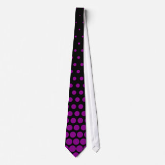 Magenta Techno-prickar Modern Svart Slips