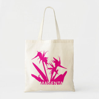 MAGENTA - Tote bag con Flor del paraiso Tygkasse