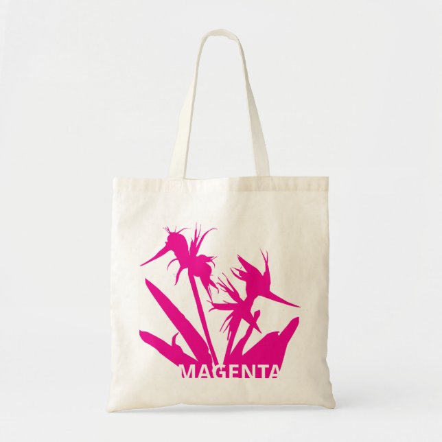 MAGENTA - Tote bag con Flor del paraiso  Tygkasse (Framsidan)