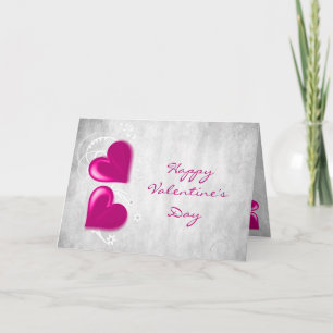 Magenta Valentine Heareting Card Kort