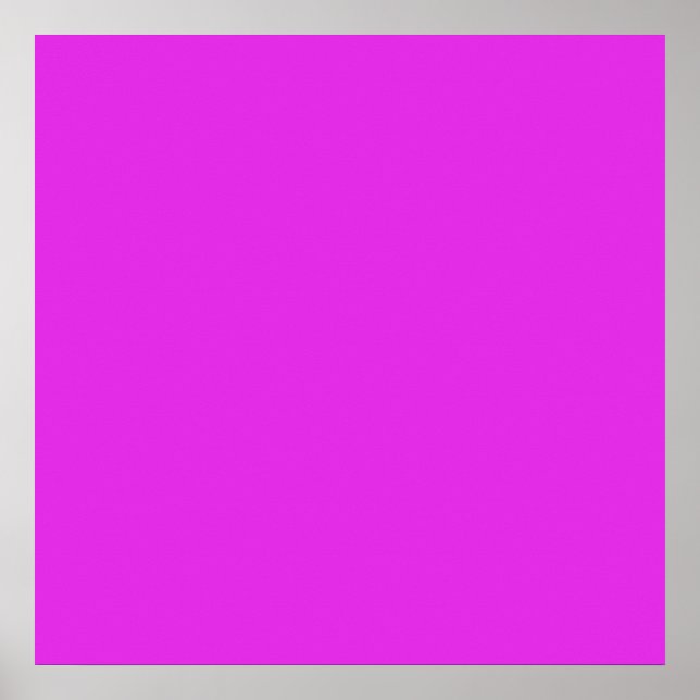 Magenta Violet Bright Lila Färg Background Poster (Framsidan)