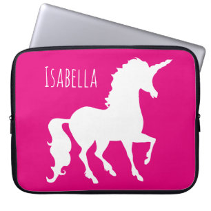 Magentafärgad personlig för shock laptop sleeve