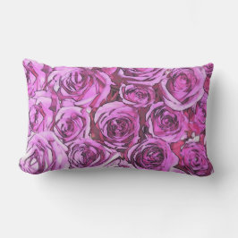 Magentafärgade ro lumbarkudde