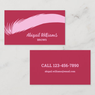 Magentan Brows Microblading Visitkort