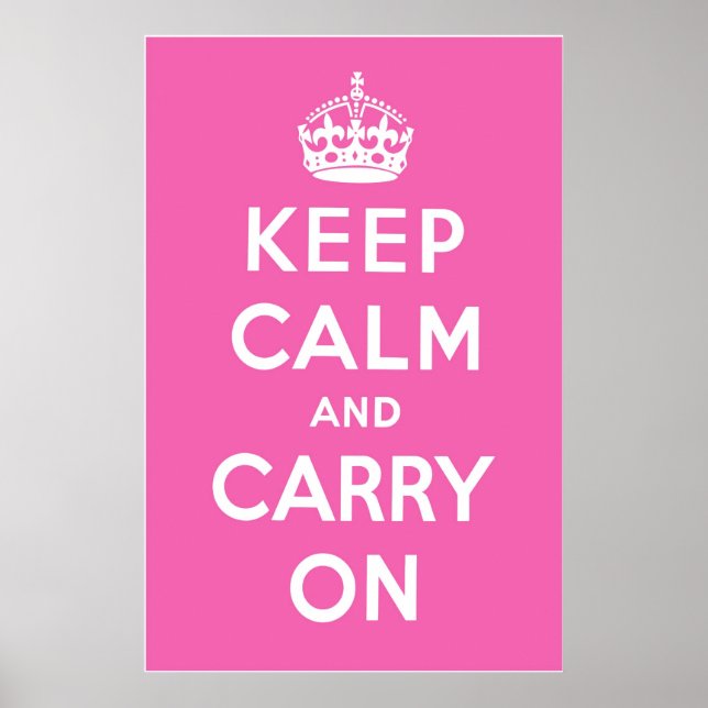 Magentans Rosa Poster (Framsidan)