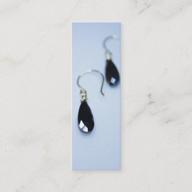 Mager smyckenvisitkort mini visitkort (Framsida)