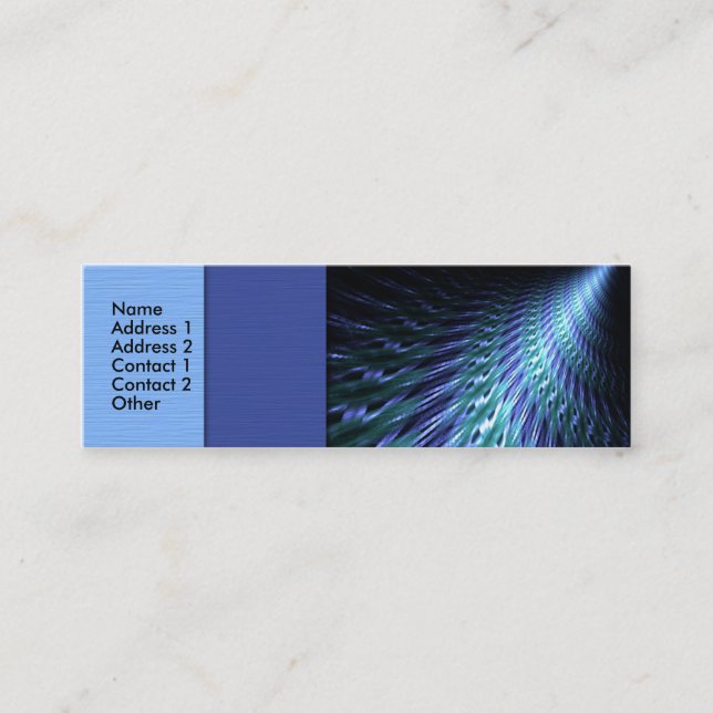 Magert kontaktkort för dement virvel (Framsida)