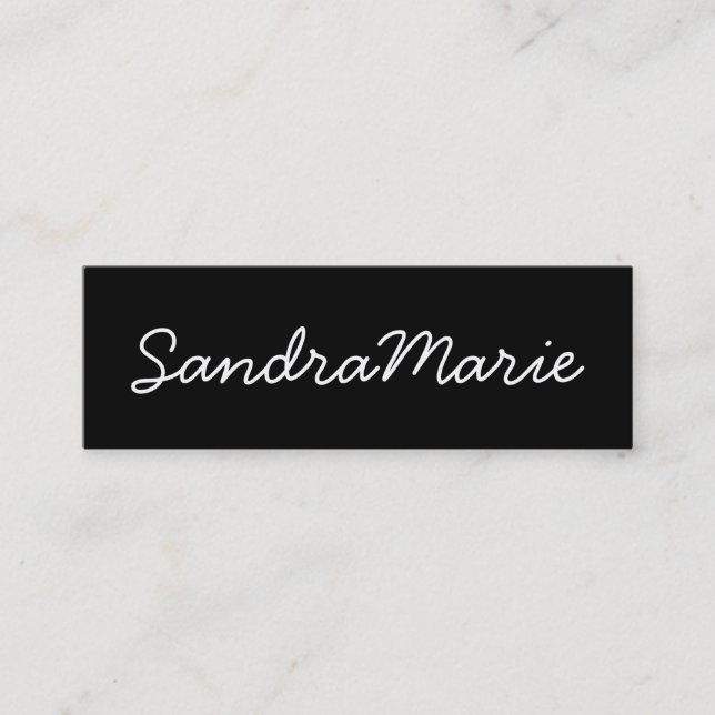 magert M.U.A.-kort Mini Visitkort (Framsida)