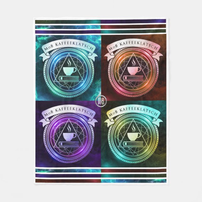 Mages of Badassery + Kaffeklatsch- Fleece Blanket (Framsidan)