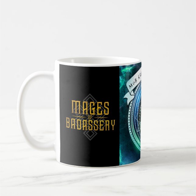 Mages of Badassery + Kaffeklatsch - Turquise Mugg (Vänster)