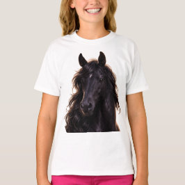 Magestic black stallion t shirt