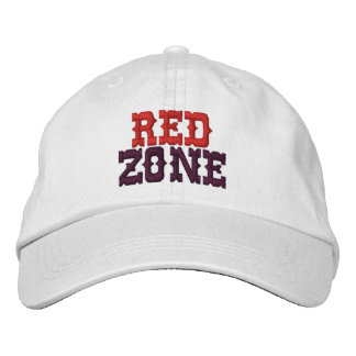 MaggHouze Red Zon Boll Cap Broderad Keps