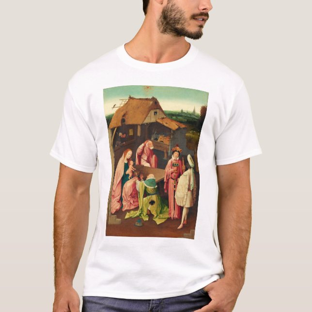 Maggiaarnes tillbedjan av Hieronymus Bosch T Shirt (Framsida)