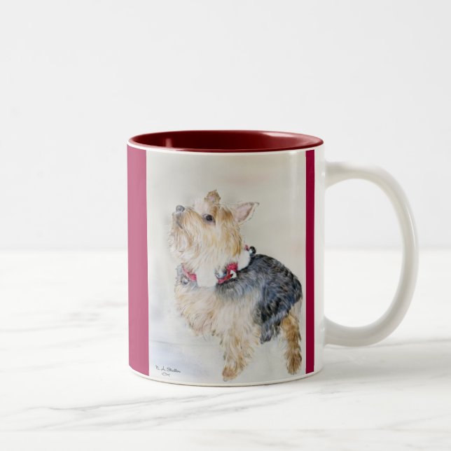 Maggie… med… klirr Klockor! … Mug. Två-Tonad Mugg (Höger)