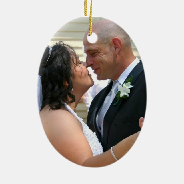 Maggie och Eric prydnad Julgransprydnad Keramik (Baksidan)