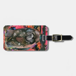 MAGGIE:s svarta bagagemärke Bagagebricka