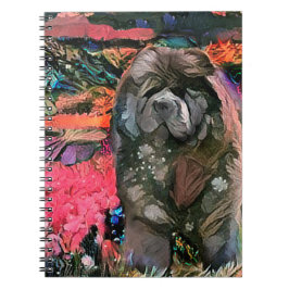 MAGGIE svart chow-bärbar dator Anteckningsbok