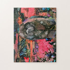 Maggie the black Chow Jigszle Puzzle. Välj storlek Pussel