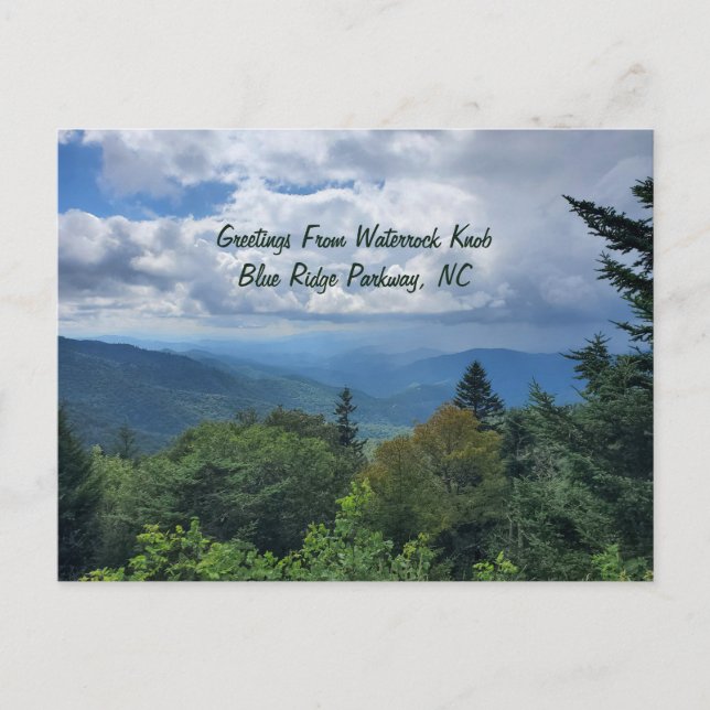 Maggie Valley Blue Ridge Parkway North Carolina Vykort (Framsida)