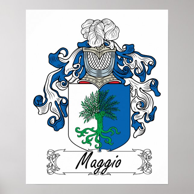 Maggio Family Crest Poster (Framsidan)