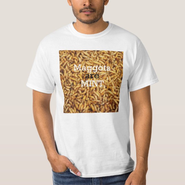 Maggots är MintT-tröja T Shirt (Framsida)