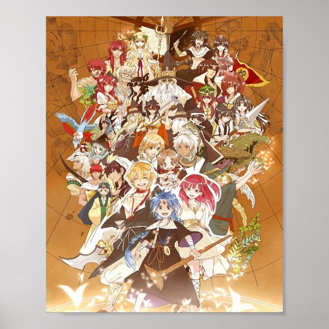 Magi Anime Poster (Framsidan)