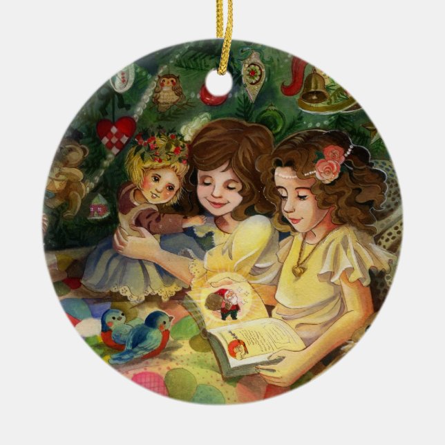 Magi av julprydnaden julgransprydnad keramik (Framsidan)