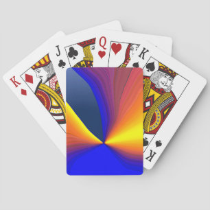 Magi borstar färg som leker kort spel kort