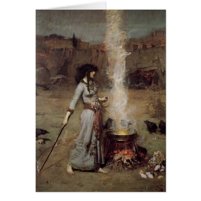 Magi cirklar hälsningskort (Framsidan)