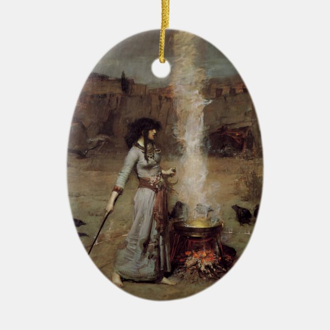 Magi cirklar julgransprydnad keramik (Framsidan)