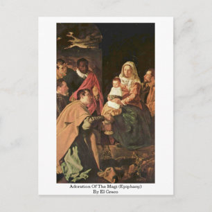 Magi (Epiphany) i Algreco Vykort