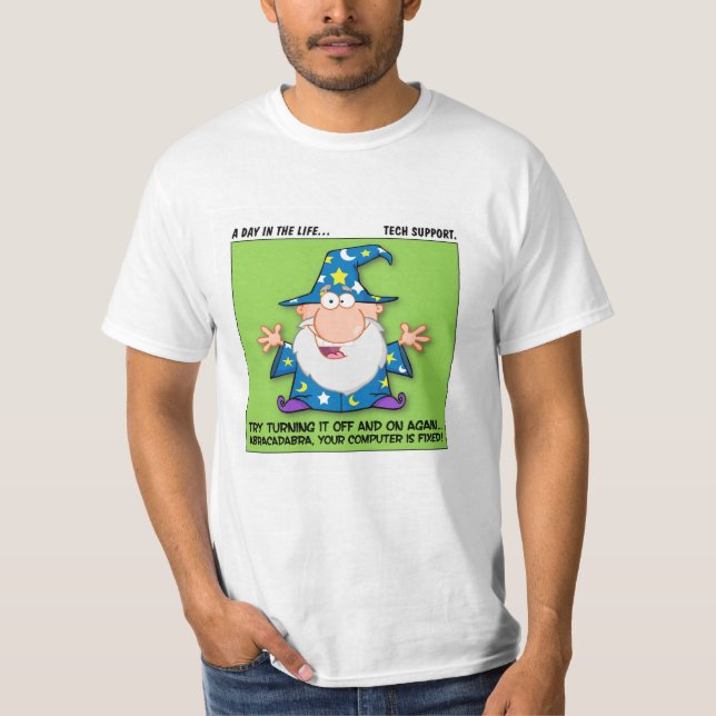 Magi för Techservice Tee Shirt (Framsida)