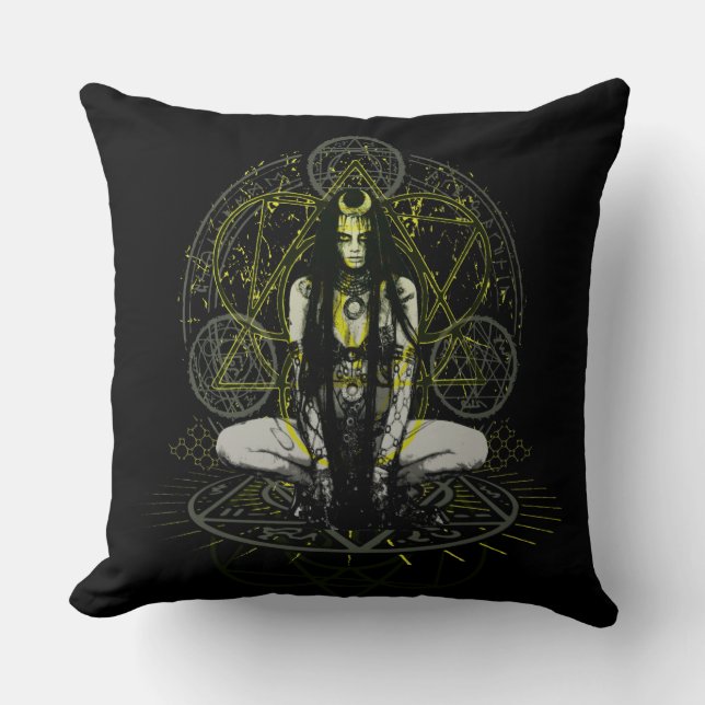 Magi för tjuserska för självmordSquad | cirklar Kudde (Framsida)