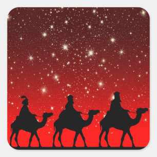 Magi Fyrkantigt Klistermärke