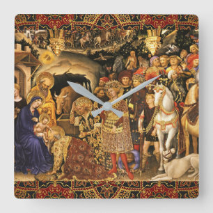 MAGI Gentile Da Fabriano, Jul Fyrkantig Klocka