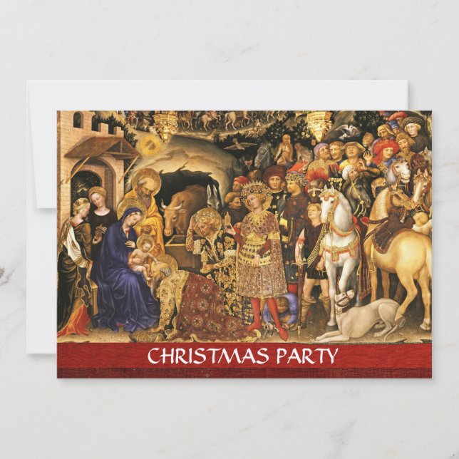 MAGI Gentile Da Fabriano, Jul Inbjudningar (Framsida)