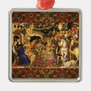 MAGI Gentile Da Fabriano, Jul Julgransprydnad Metall