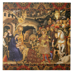 MAGI Gentile Da Fabriano, Jul Kakelplatta