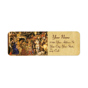 MAGI Gentile Da Fabriano, Jul Returadress Etikett