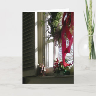 Magi in Window Sill Helgkort