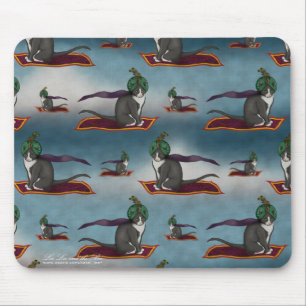 Magi mattar katten, mönstrad mousepad musmatta