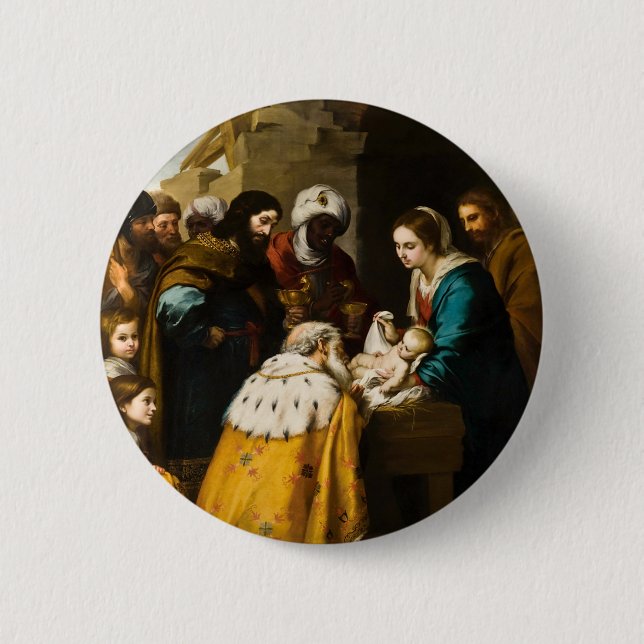 Magi Nuvarande Jesus Gifts Knapp (Framsida)