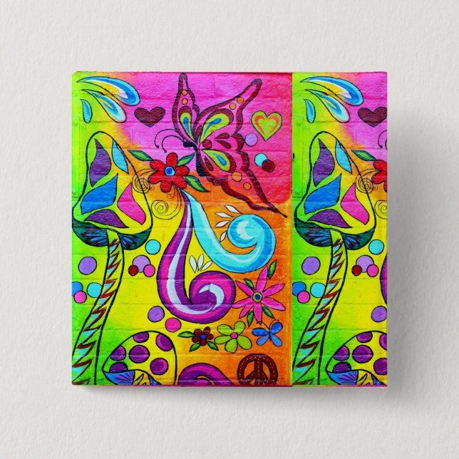 magi plocka svamp groovy knäppas knapp (Framsida)