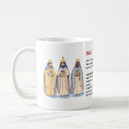 Magi, tre Wise Manar Epiphany Gift, Christian Kaffemugg